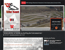Tablet Screenshot of karting-carcassonne-11.com